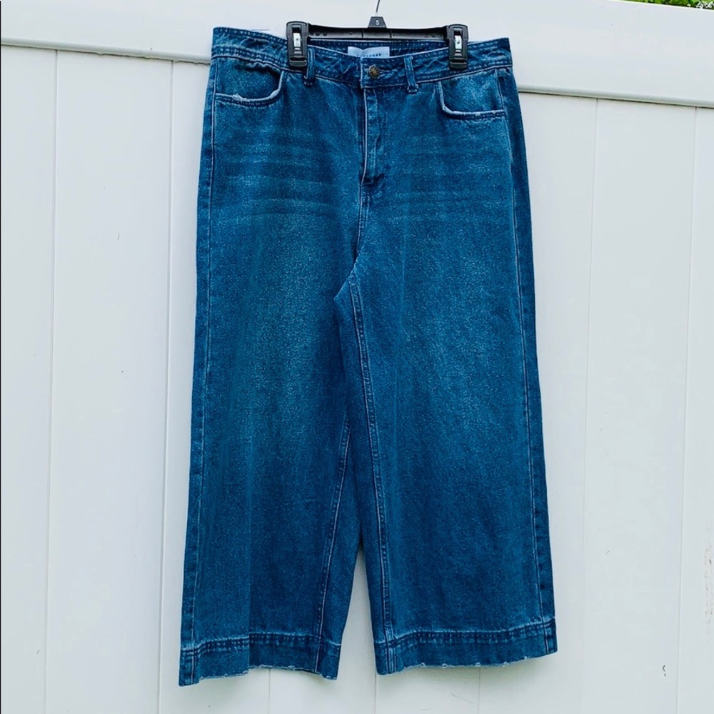 CROPPED WIDE- LEG JEANS BY POP SUGER - Picture 3 of 4